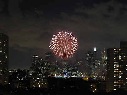 Fireworks in Brooklyn