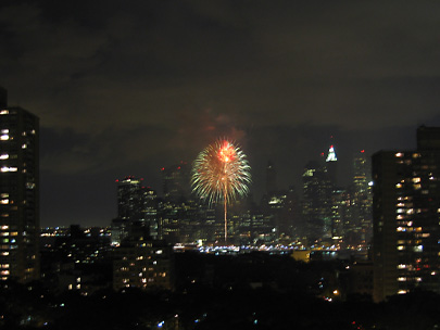 Fireworks in Brooklyn