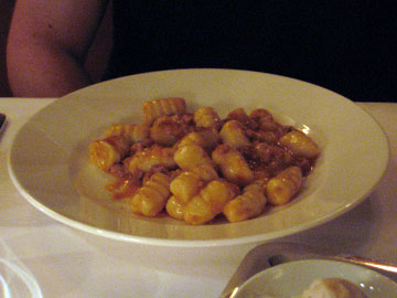 Gnocchi with Bolognese sauce at Del Posto