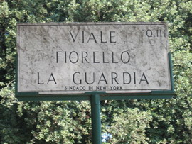Viale Fiorello La Guardia; Sindaco de New York