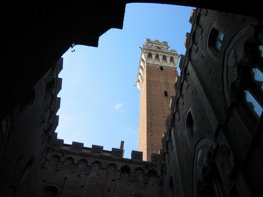 The tower in the Piazza del Campo